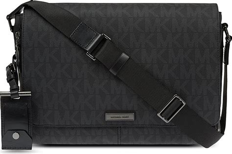 michael kors cooper leather messenger bag for men|Michael Kors men's crossbody bags.